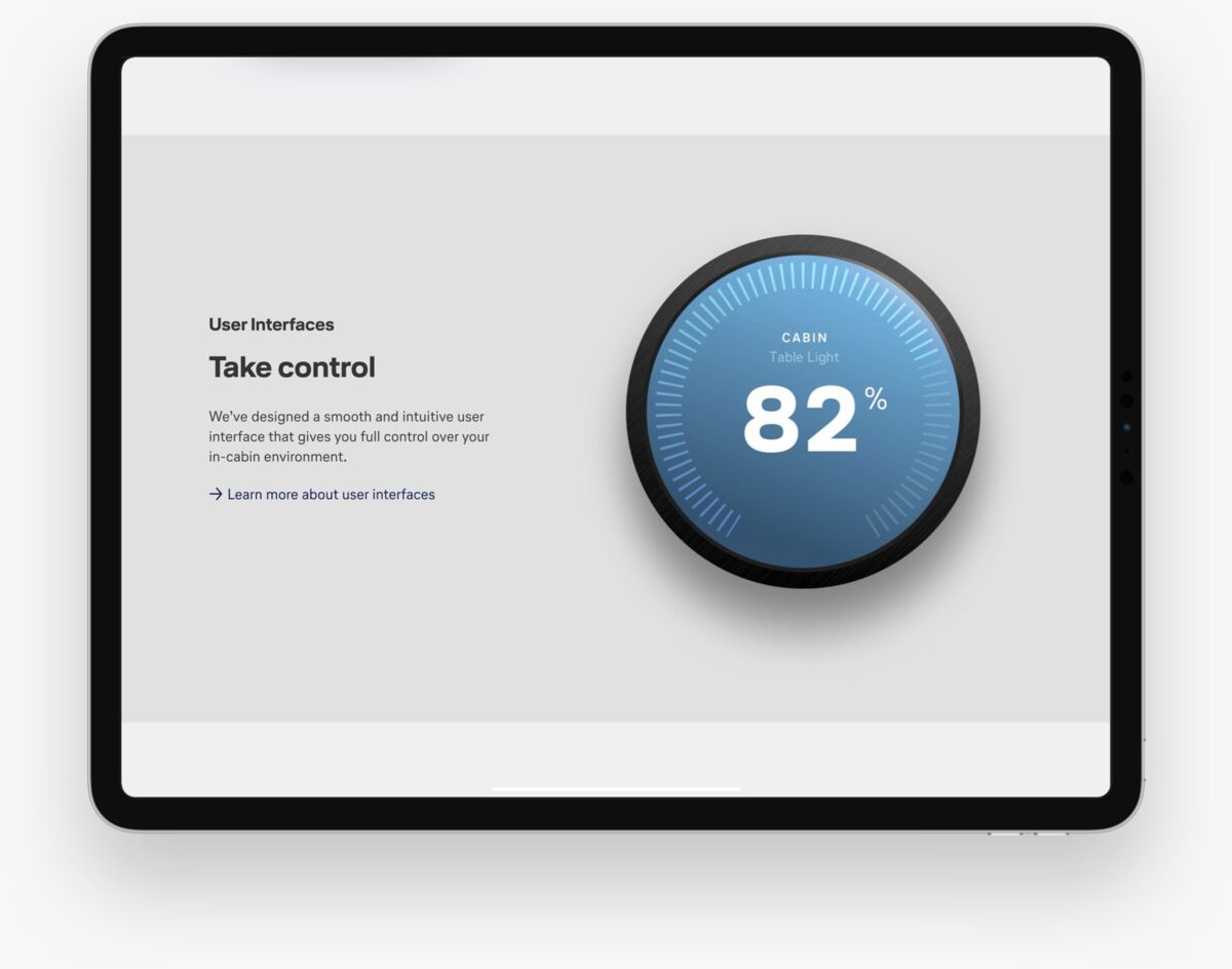 nice System Website iPad Mockup